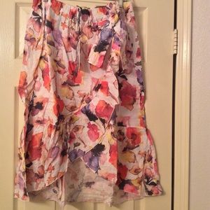 “NWT” Multi Colored Floral Skirt